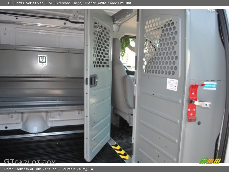 Oxford White / Medium Flint 2012 Ford E Series Van E350 Extended Cargo