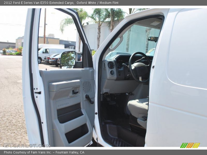 Oxford White / Medium Flint 2012 Ford E Series Van E350 Extended Cargo