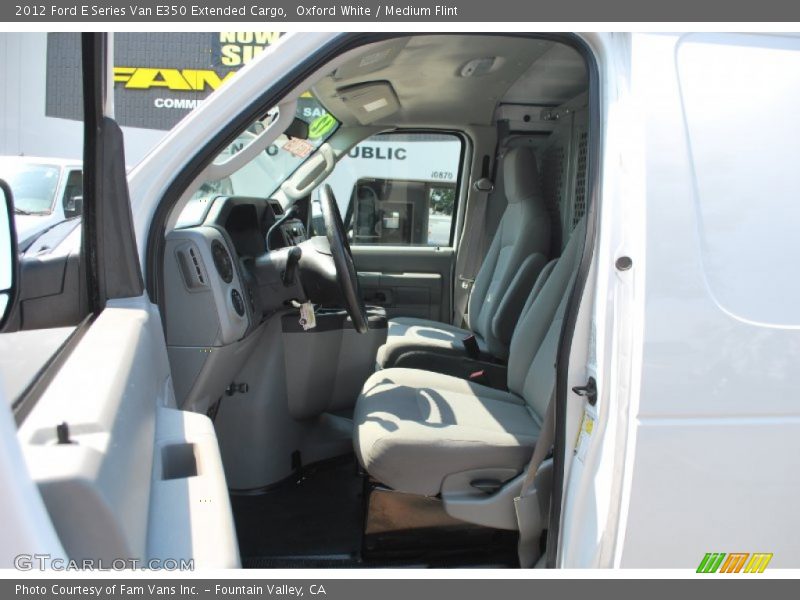 Oxford White / Medium Flint 2012 Ford E Series Van E350 Extended Cargo
