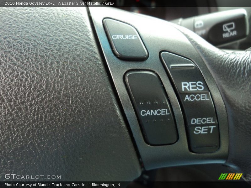 Alabaster Silver Metallic / Gray 2010 Honda Odyssey EX-L