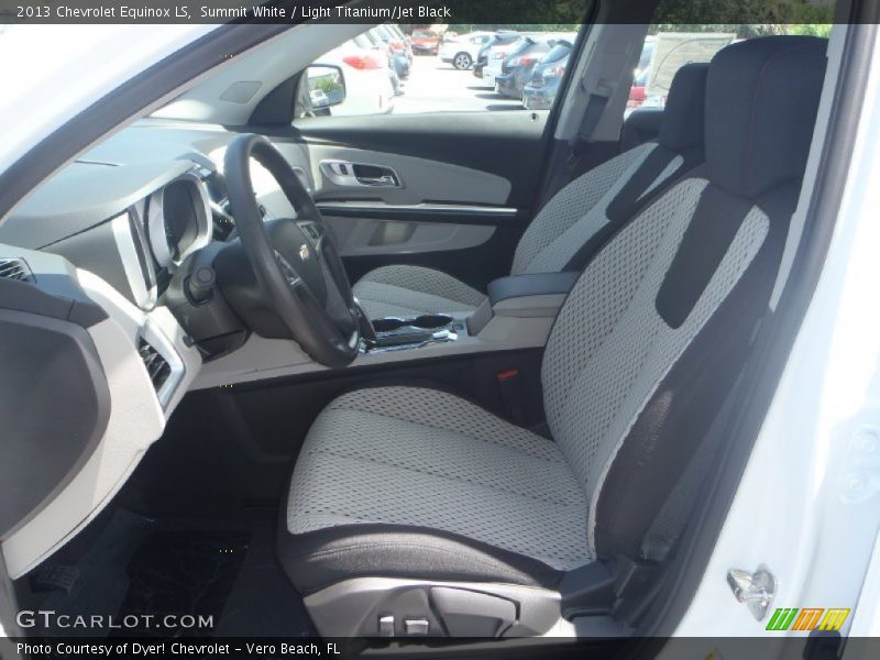 Summit White / Light Titanium/Jet Black 2013 Chevrolet Equinox LS
