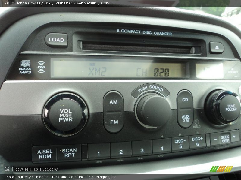 Alabaster Silver Metallic / Gray 2010 Honda Odyssey EX-L