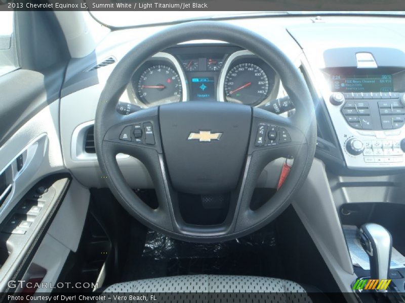 Summit White / Light Titanium/Jet Black 2013 Chevrolet Equinox LS