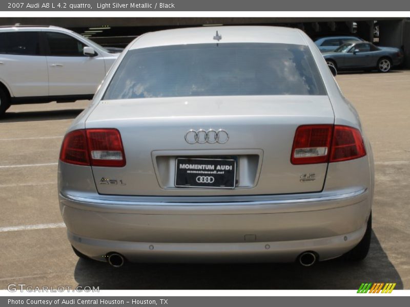 Light Silver Metallic / Black 2007 Audi A8 L 4.2 quattro