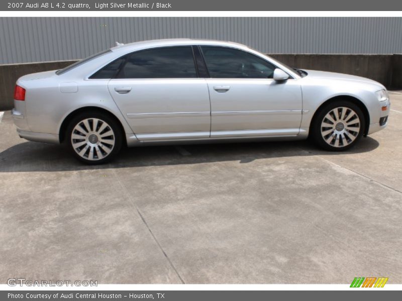 Light Silver Metallic / Black 2007 Audi A8 L 4.2 quattro