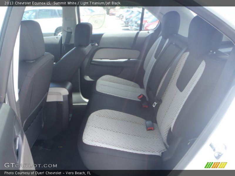 Summit White / Light Titanium/Jet Black 2013 Chevrolet Equinox LS