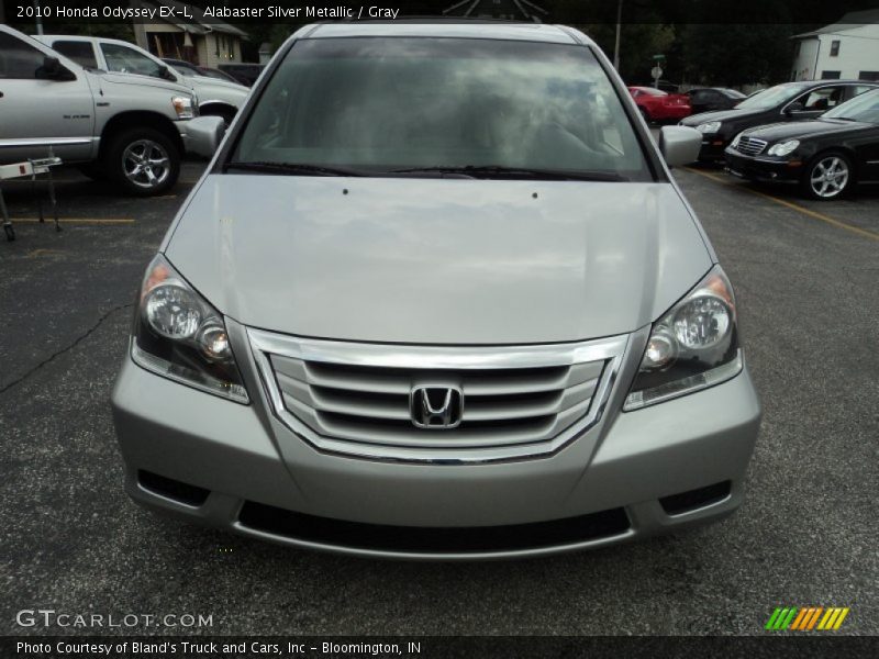 Alabaster Silver Metallic / Gray 2010 Honda Odyssey EX-L
