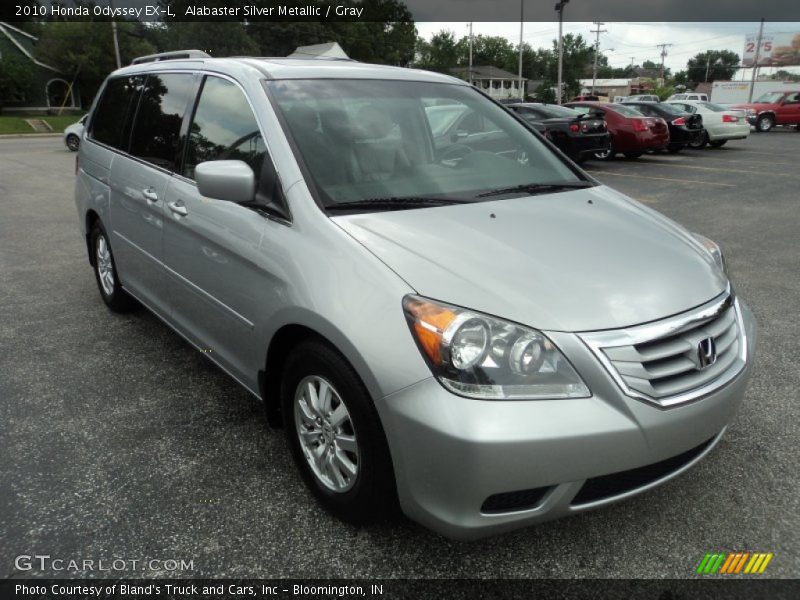 Alabaster Silver Metallic / Gray 2010 Honda Odyssey EX-L