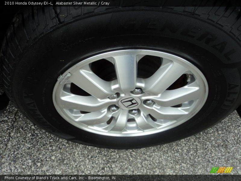 Alabaster Silver Metallic / Gray 2010 Honda Odyssey EX-L