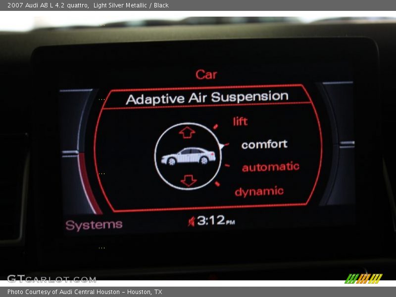 Light Silver Metallic / Black 2007 Audi A8 L 4.2 quattro