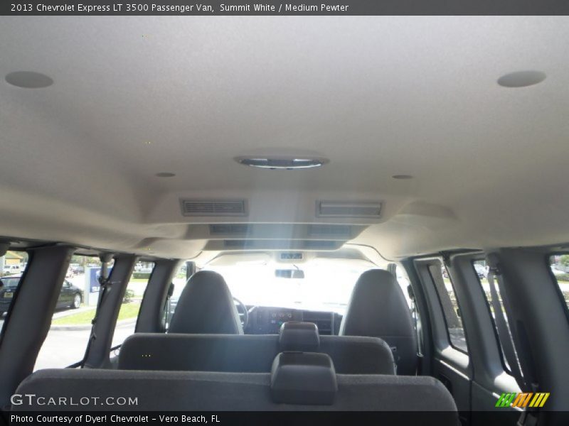 Summit White / Medium Pewter 2013 Chevrolet Express LT 3500 Passenger Van