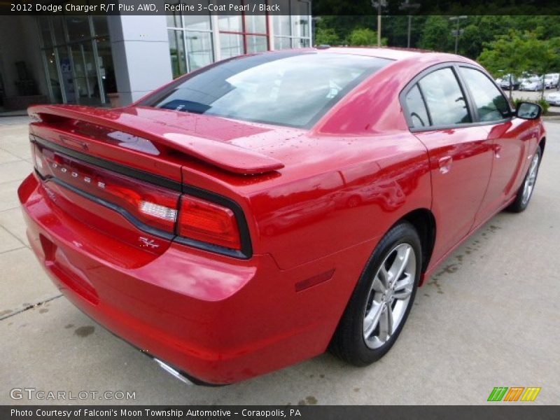 Redline 3-Coat Pearl / Black 2012 Dodge Charger R/T Plus AWD