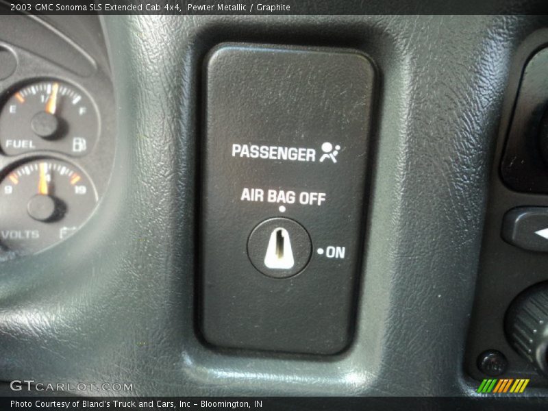Pewter Metallic / Graphite 2003 GMC Sonoma SLS Extended Cab 4x4
