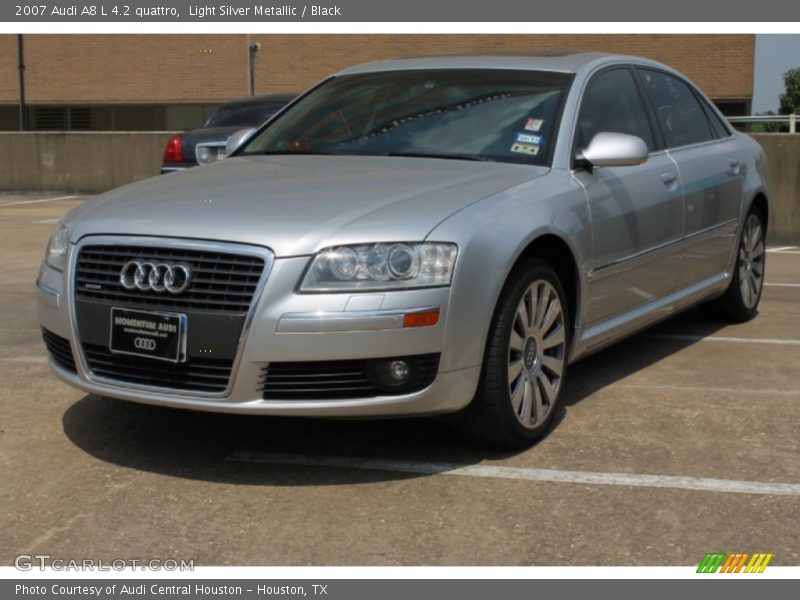 Light Silver Metallic / Black 2007 Audi A8 L 4.2 quattro