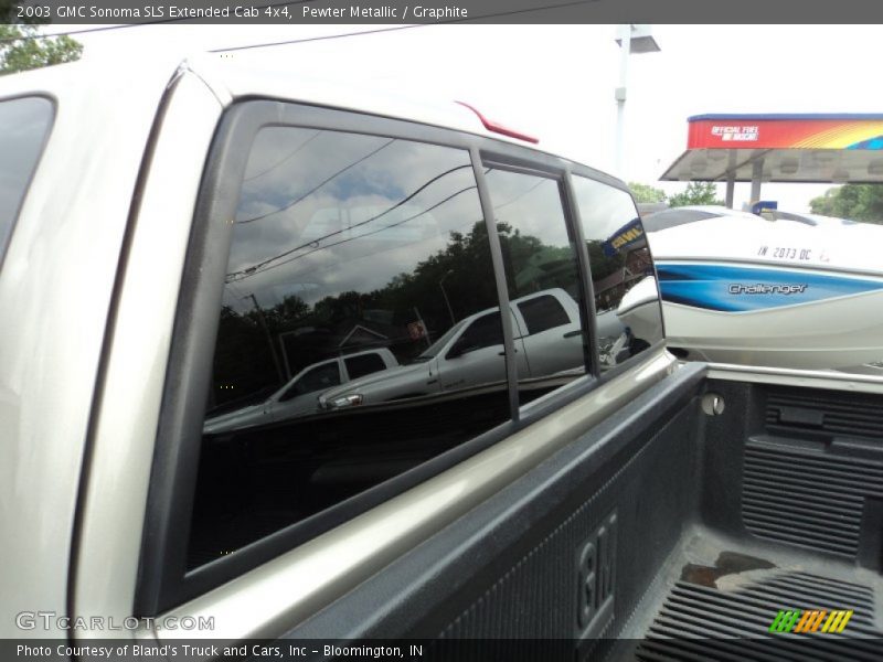 Pewter Metallic / Graphite 2003 GMC Sonoma SLS Extended Cab 4x4