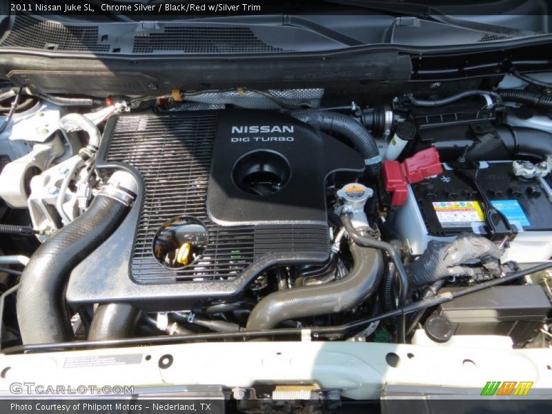 Chrome Silver / Black/Red w/Silver Trim 2011 Nissan Juke SL