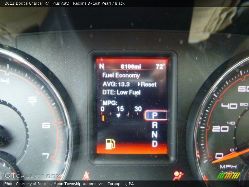 Redline 3-Coat Pearl / Black 2012 Dodge Charger R/T Plus AWD