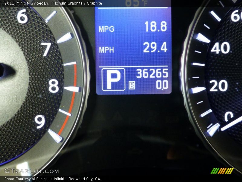 Platinum Graphite / Graphite 2011 Infiniti M 37 Sedan