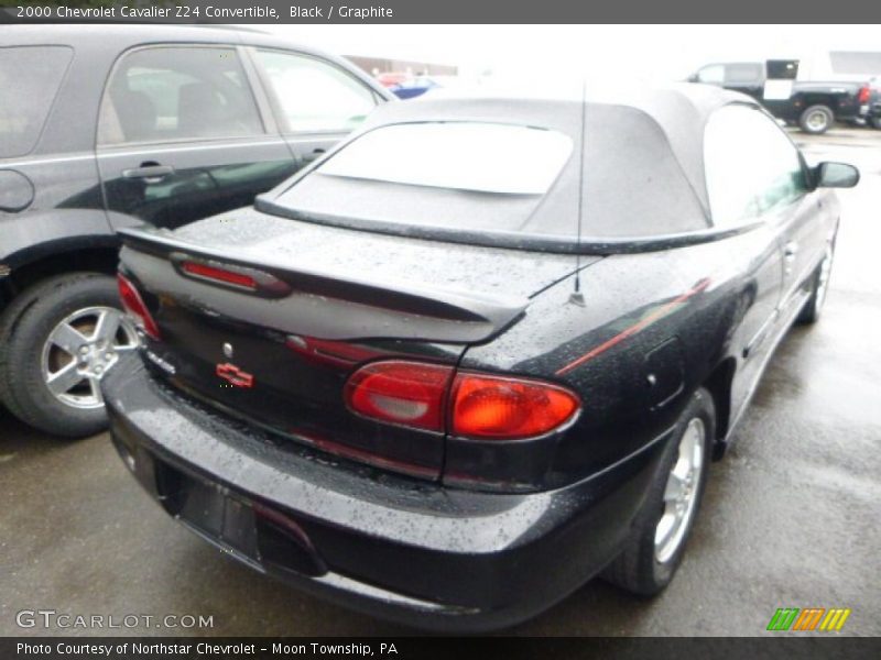 Black / Graphite 2000 Chevrolet Cavalier Z24 Convertible