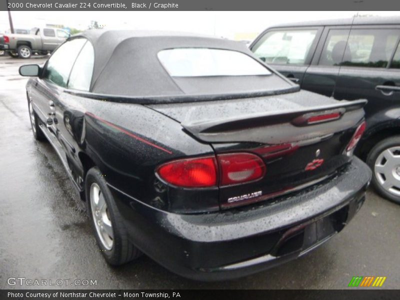 Black / Graphite 2000 Chevrolet Cavalier Z24 Convertible
