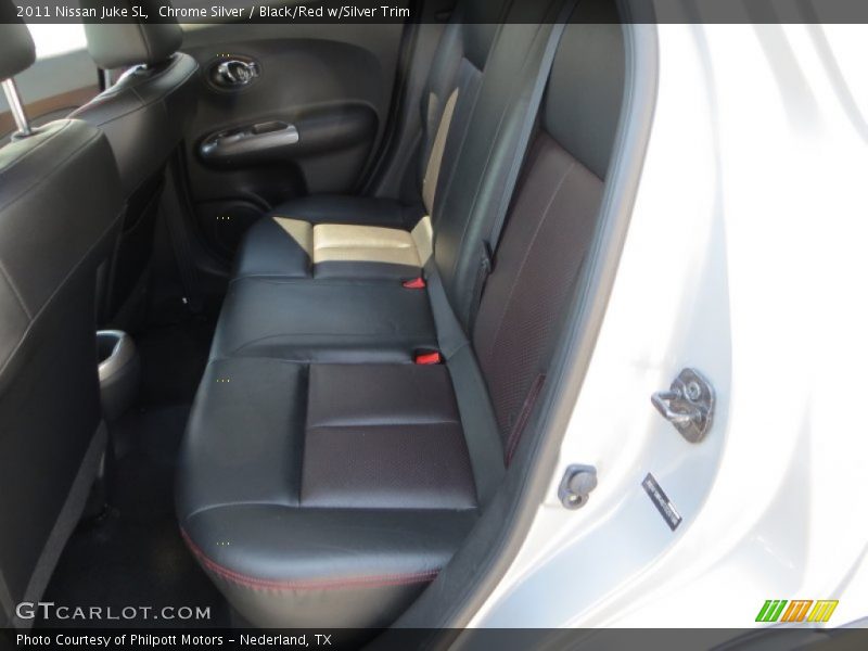 Chrome Silver / Black/Red w/Silver Trim 2011 Nissan Juke SL