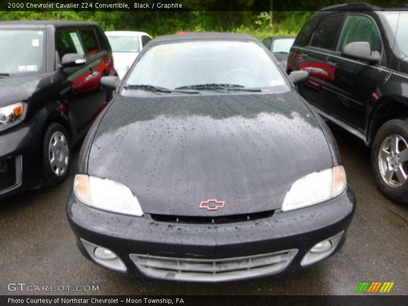 Black / Graphite 2000 Chevrolet Cavalier Z24 Convertible