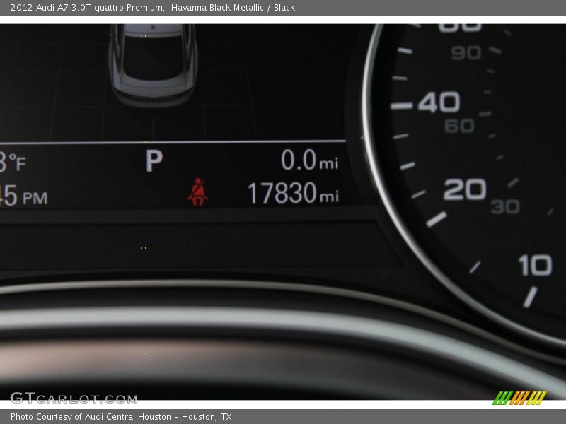 Havanna Black Metallic / Black 2012 Audi A7 3.0T quattro Premium