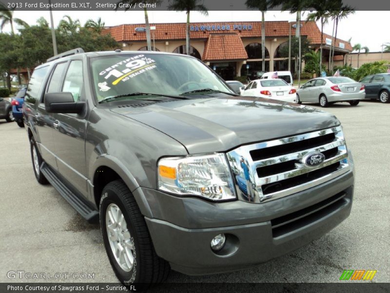 Sterling Gray / Camel 2013 Ford Expedition EL XLT