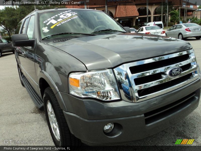Sterling Gray / Camel 2013 Ford Expedition EL XLT