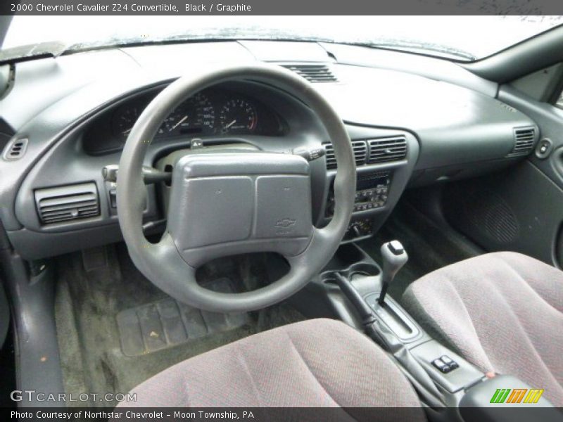 Black / Graphite 2000 Chevrolet Cavalier Z24 Convertible