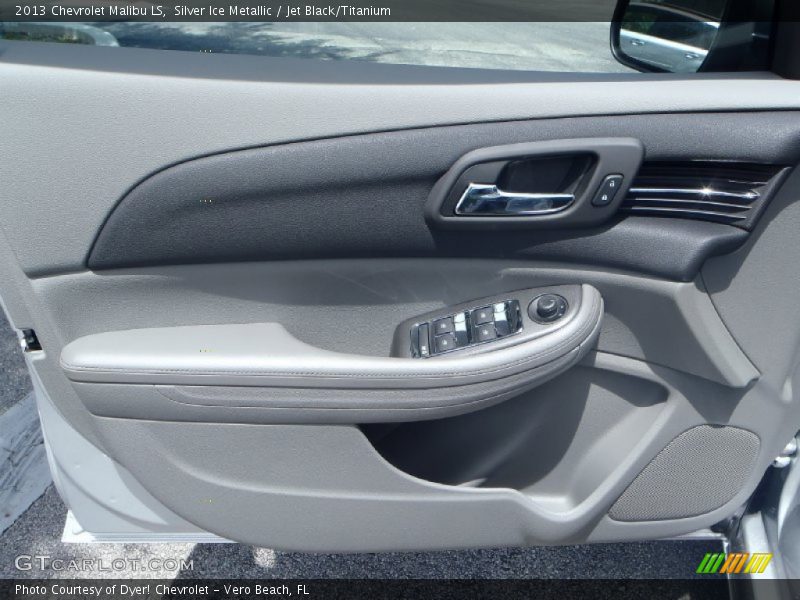 Silver Ice Metallic / Jet Black/Titanium 2013 Chevrolet Malibu LS