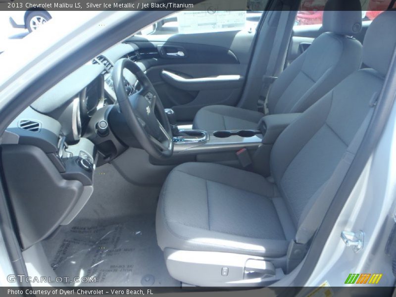 Silver Ice Metallic / Jet Black/Titanium 2013 Chevrolet Malibu LS