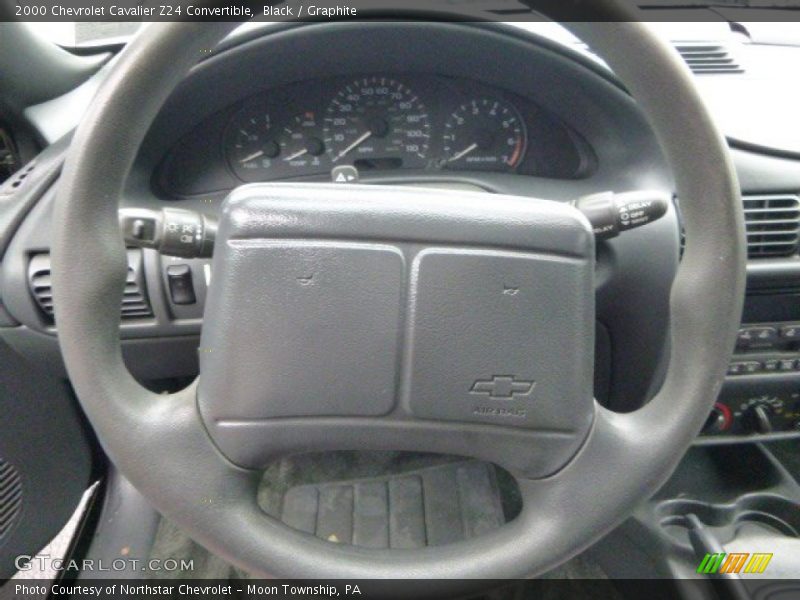 Black / Graphite 2000 Chevrolet Cavalier Z24 Convertible