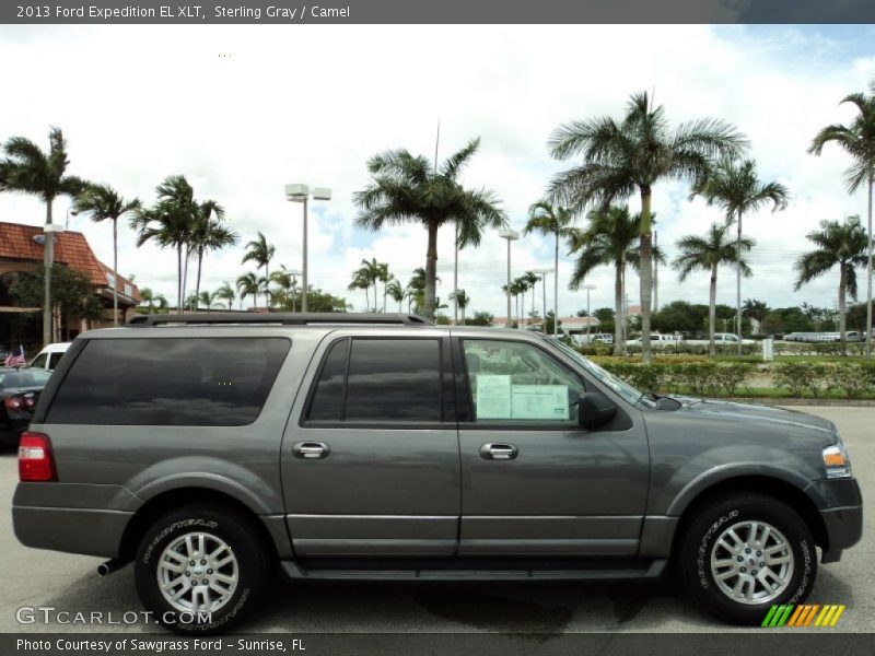 Sterling Gray / Camel 2013 Ford Expedition EL XLT