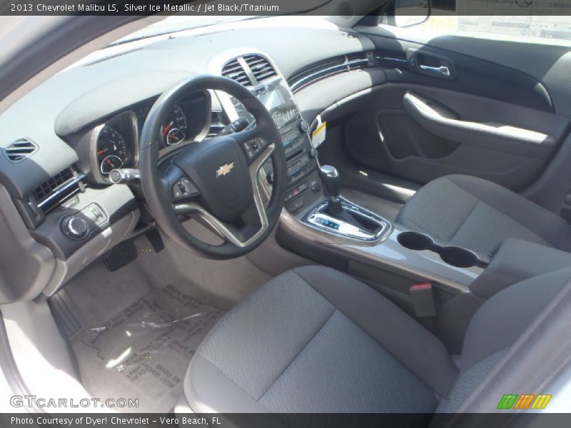 Silver Ice Metallic / Jet Black/Titanium 2013 Chevrolet Malibu LS