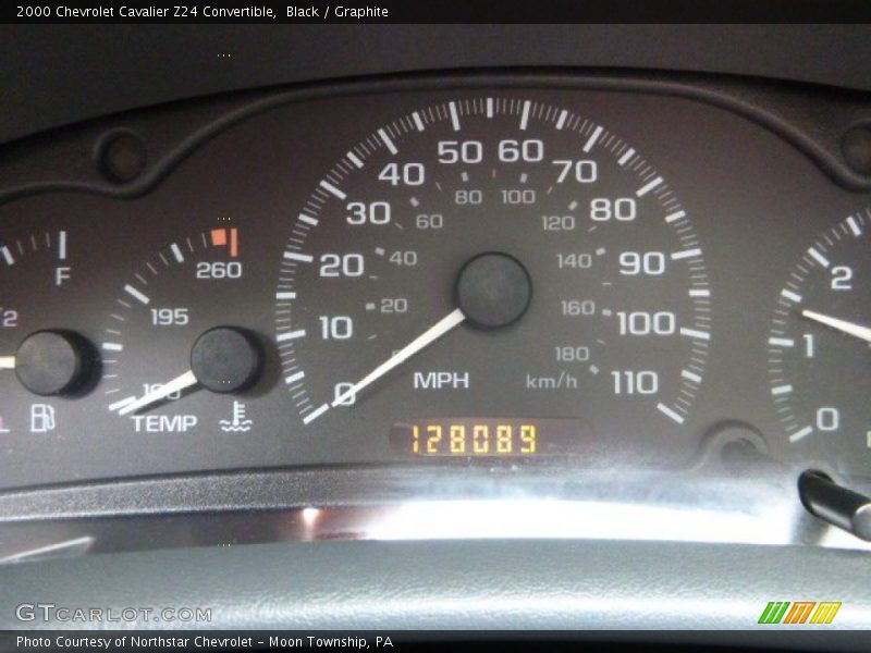 Black / Graphite 2000 Chevrolet Cavalier Z24 Convertible