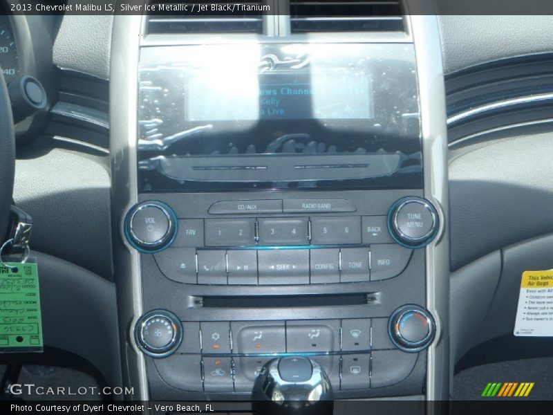 Silver Ice Metallic / Jet Black/Titanium 2013 Chevrolet Malibu LS