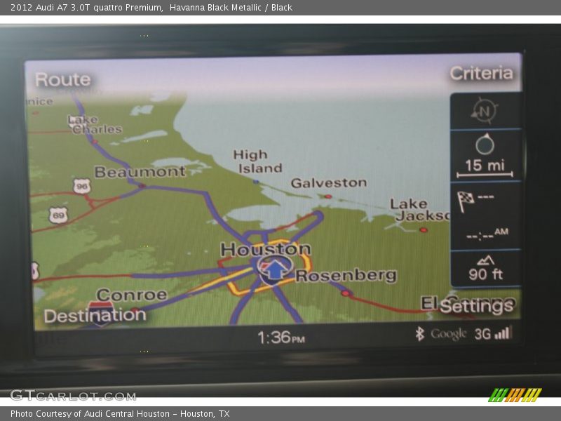Navigation of 2012 A7 3.0T quattro Premium