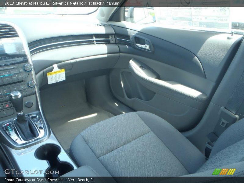 Silver Ice Metallic / Jet Black/Titanium 2013 Chevrolet Malibu LS
