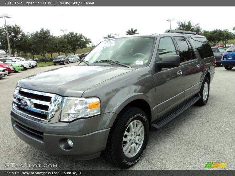 Sterling Gray / Camel 2013 Ford Expedition EL XLT