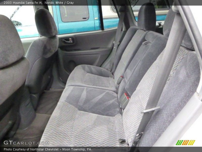 Rear Seat of 2003 Santa Fe I4