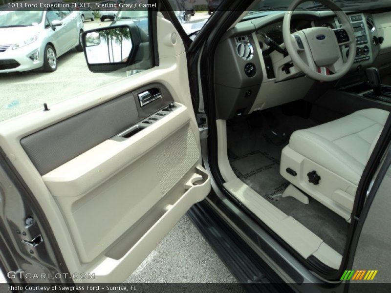 Sterling Gray / Camel 2013 Ford Expedition EL XLT