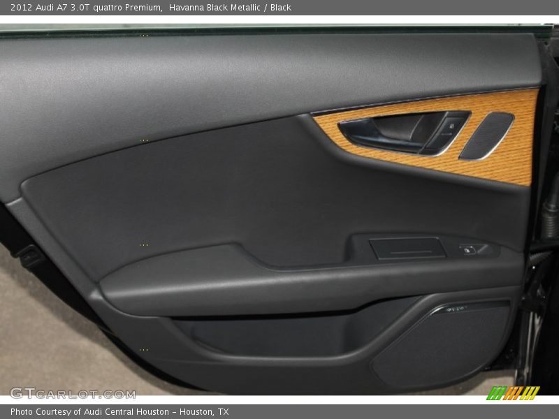 Havanna Black Metallic / Black 2012 Audi A7 3.0T quattro Premium