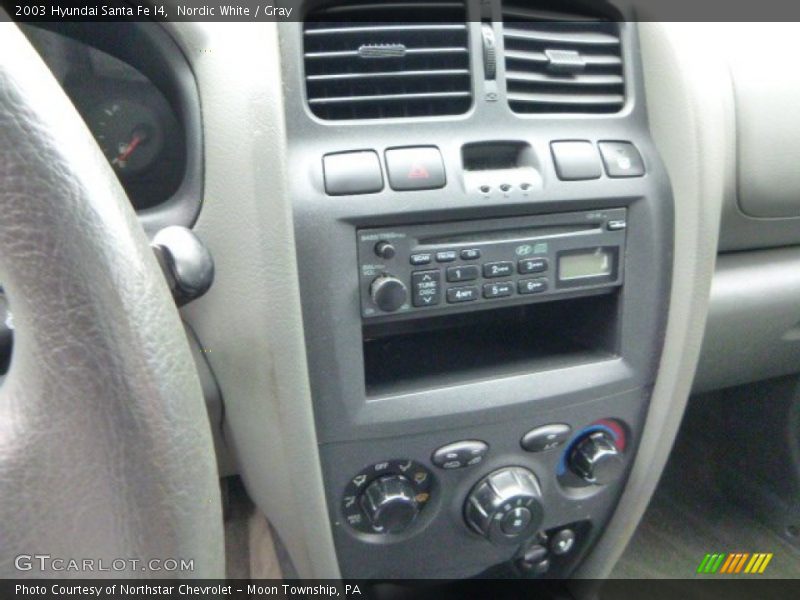 Nordic White / Gray 2003 Hyundai Santa Fe I4