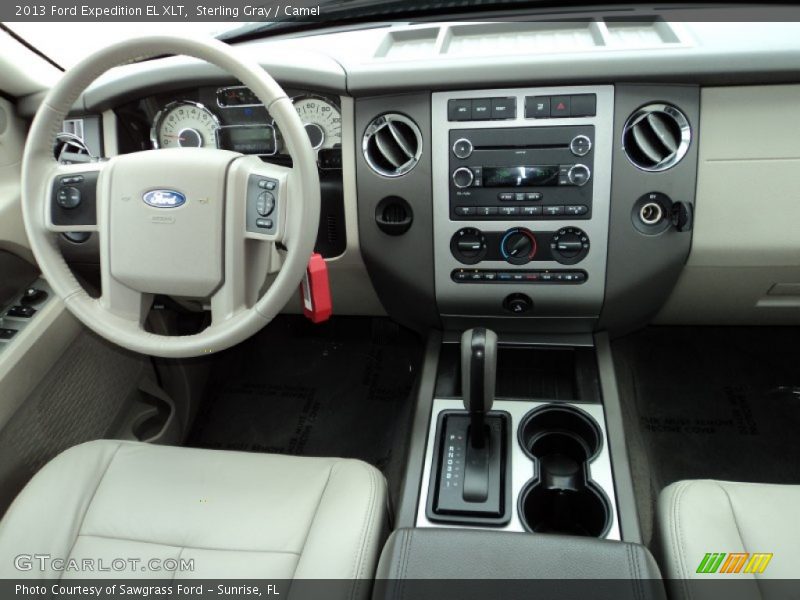 Sterling Gray / Camel 2013 Ford Expedition EL XLT