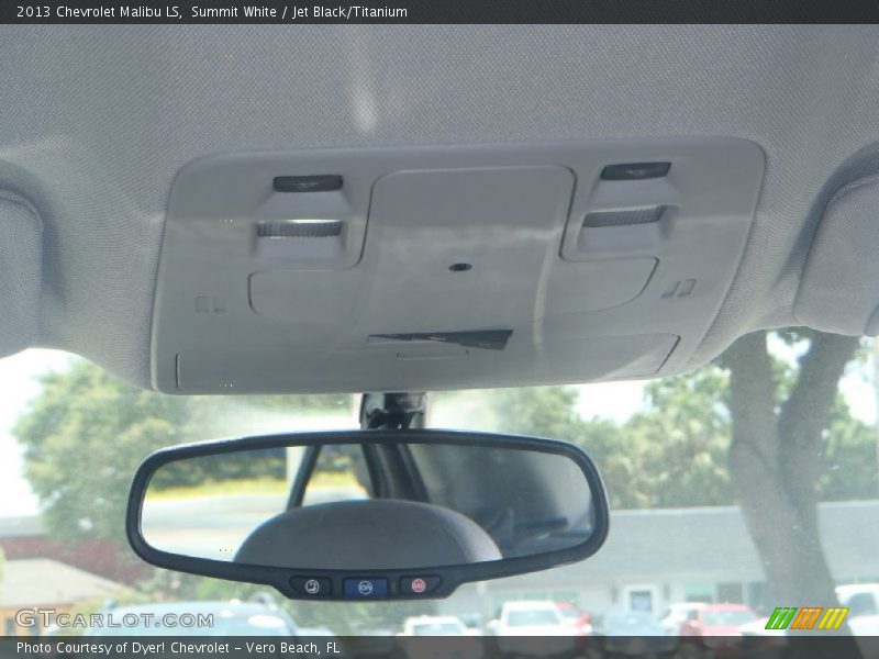 Summit White / Jet Black/Titanium 2013 Chevrolet Malibu LS