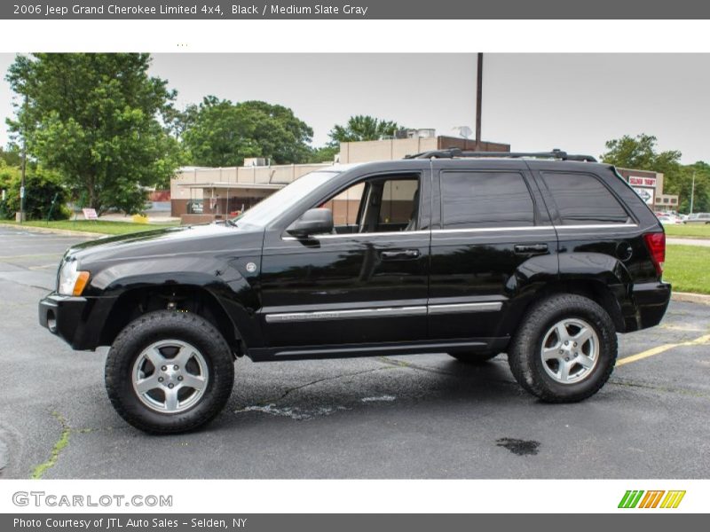Black / Medium Slate Gray 2006 Jeep Grand Cherokee Limited 4x4