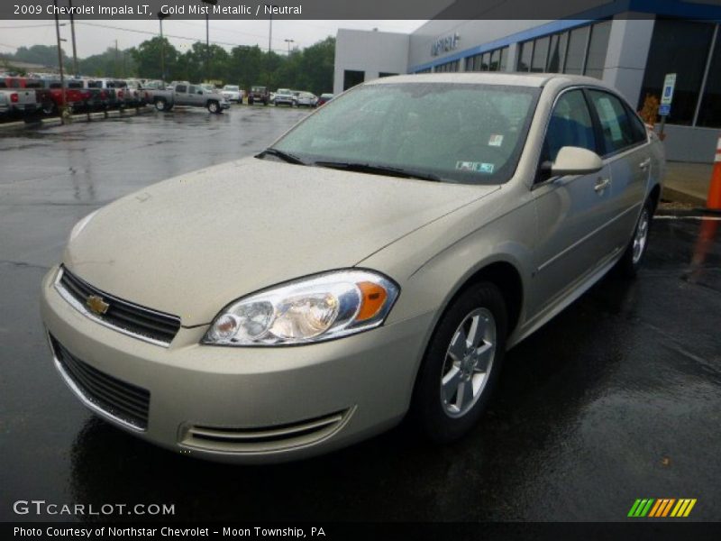 Front 3/4 View of 2009 Impala LT