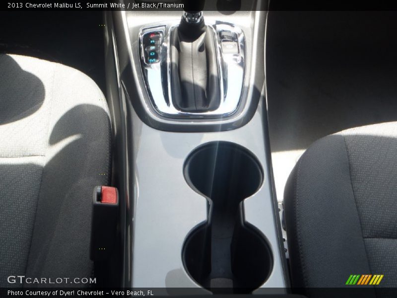 Summit White / Jet Black/Titanium 2013 Chevrolet Malibu LS