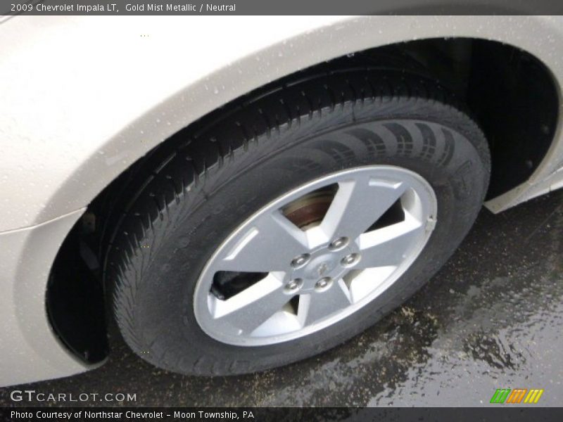 Gold Mist Metallic / Neutral 2009 Chevrolet Impala LT